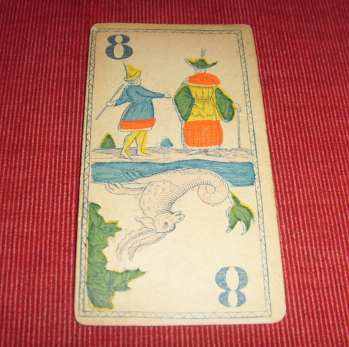Une ancienne carte tarot - carte,