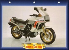 Fiche Moto : HONDA CX 500