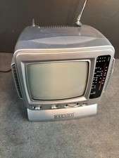 mini tv vintage noir et blanc
