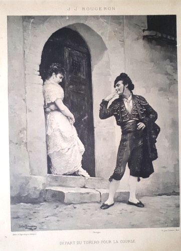 Rare xixeme phototypie corrida - rare,