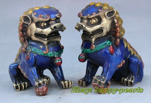 Old fengshui bronze cloisonne - fengshui,