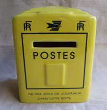 TIRELIRE BOÎTE AUX LETTRES LA POSTE - EN FAÏENCE