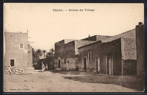 Cpa tolga entrée village - cpa, tolga,