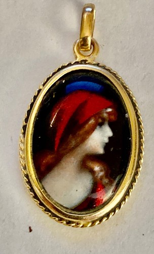 Bijou pendentif jaune 18 - en,