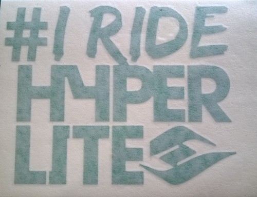 Ride hyperlite decal - hyperlite,
