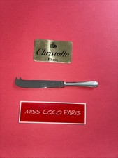 COUTEAU FROMAGE CHRISTOFLE FRANCE AMERICA 21 Cm  METAL ARGENTE TRÈS BEL ÉTAT;