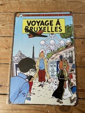 Plaque émaillée Tintin -