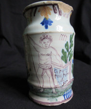 ANCIEN GREY POUPON REVOLUTIONNAIRE   96 mm POT à MOUTARDE moutardier mustard jar