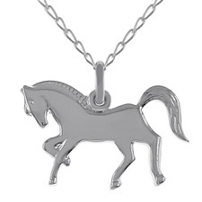 Collier Cheval en Argent 925 -