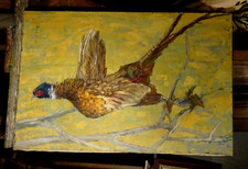 Belle huile ancienne toile - belle, s/toile