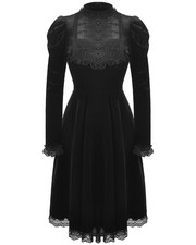 Robe gothique noir - gothique, velours