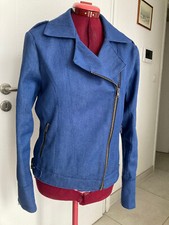 blouson jean bleu foncé