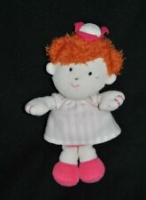 🍀Doudou Poupée Fille LUMINOU Princesse Robe Rose Luminescent 20 Cm Peluche TTBE