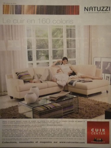 Publicité 2007 cuir center - cuir,