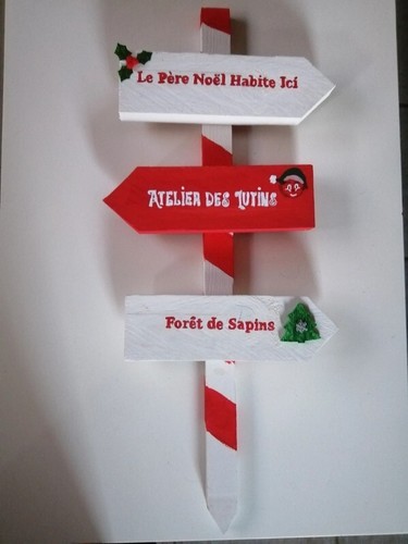 Pancarte decoration noel - decoration,