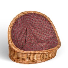 Panier En Osier Avec Coussin