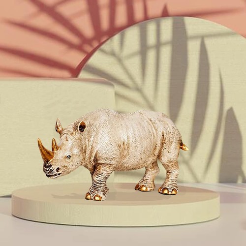 Statue rhinocéros à - de,