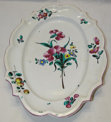 Joli grand plat faïence - -joli,
