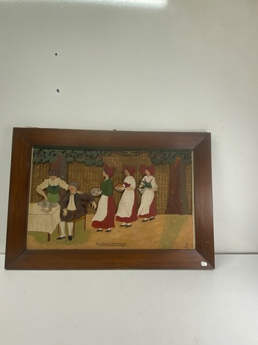 Tableau bois tissu dr - tableau,