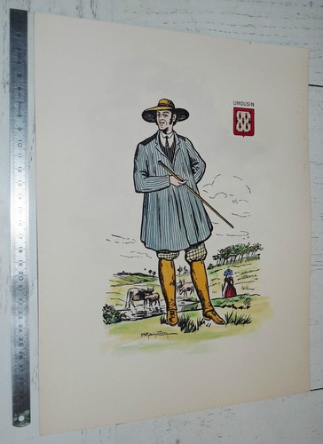 Planche chromo 1955 - 1955, societe