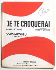 Partition vintage sheet music