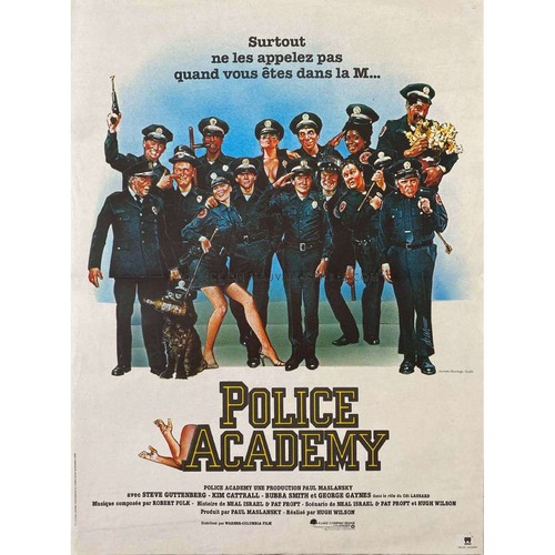 Police academy affiche - police,