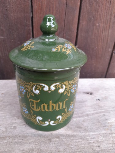 Pot tabac ancien ceramique - pot,