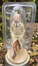 Figurine Tintin en trench-coat