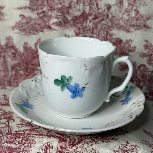 Tasse soucoupe ancienne - tasse, en