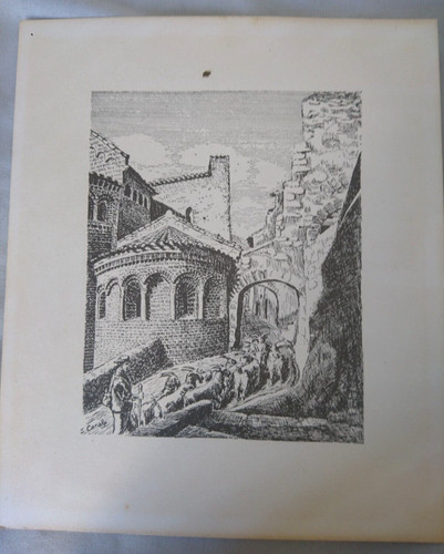 Ancienne gravure maurice - ancienne, de