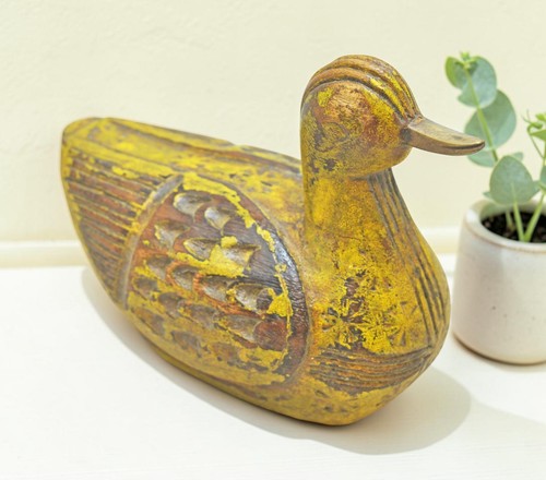 Bois vintage canard - vintage,