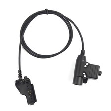 Adaptateur de casque U94 PTT pour radio Motorola PR1500 HT1000 JT1000
