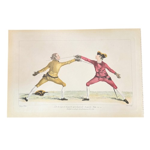Fencing plate fourth parry - plate,