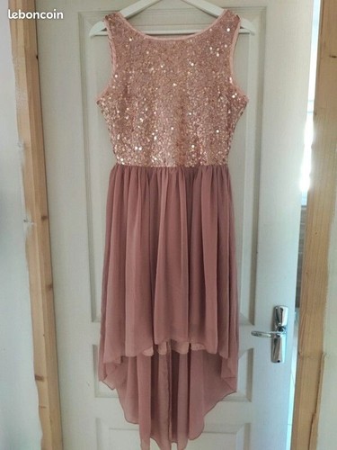 Robe boohoo rose - robe, pâle