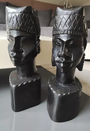 Sculpture paire bustes - sculpture/paire, de