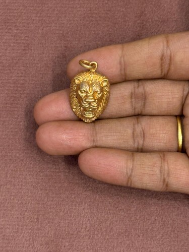 Pendentif visage lion - pendentif,