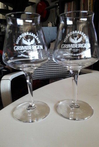 Lot verres bière - 2, à