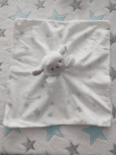Doudou plat mouton - , blanc