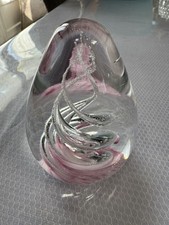 SULFURE FORME OEUF PRESSE PAPIER EN VERRE