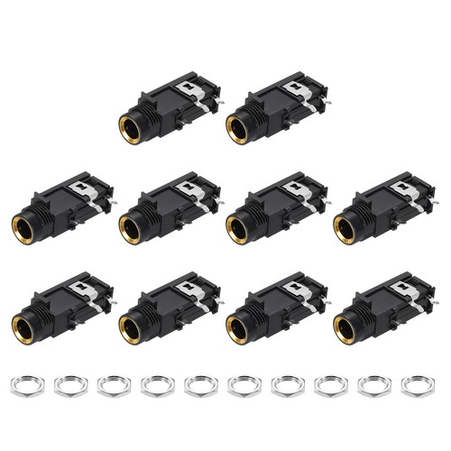 10pcs jack audio stéréo - audio,