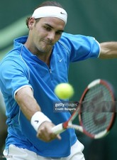 Shirt tennis Nike Roger Federer, Roland Garros/Halle 2004, taille M 🏆 