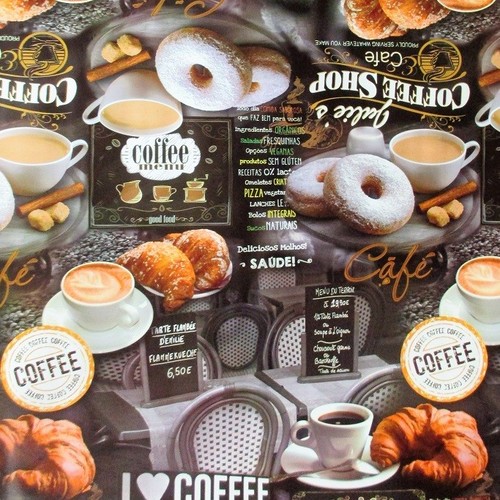 Nappe toile cirée coffee - nappe,