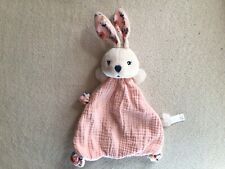 Doudou plat Lapin coquelicots