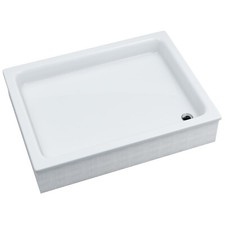 Receveur de Douche Bac Baignoire en Acrylique 80 x 100 Eps Support Rectangulaire