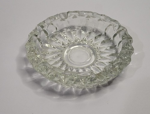 Cendrier ancien verre - ancien, en