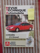 Revue Technique Citroen C5 D 2.0 2.2 HDi 16v X Sx Exclusive Auto Rta C5 Diesel