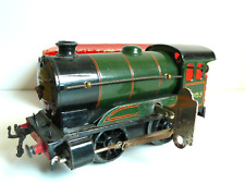 HORNBY ÉCHELLE "O" LOCO N°1 "RÉSERVOIR"  50153 Lg 17cm TÔLE B.É. FONCTIONNE 1930