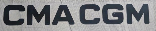 Flocage cma cgm - cma,