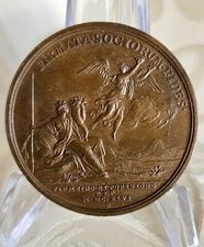 Médaille En Bronze Frappé