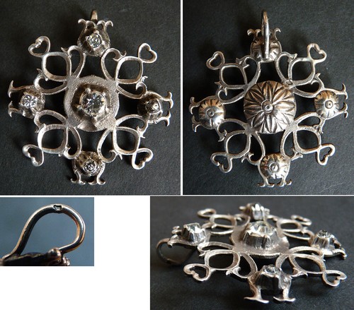 Pendentif croix argent - pendentif,